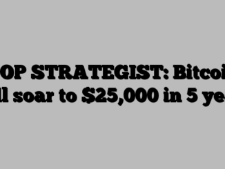 TOP STRATEGIST: Bitcoin will soar to ,000 in 5 years