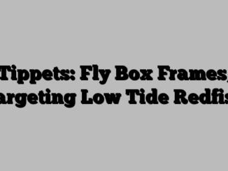 Tippets: Fly Box Frames, Targeting Low Tide Redfish