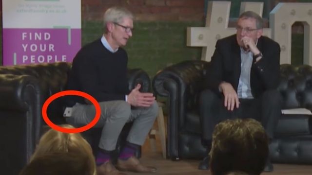 Tim Cook’s iPhone X won’t stay in his pocket (AAPL)