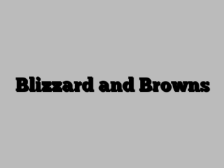 Blizzard and Browns