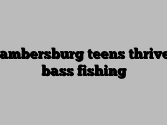 Chambersburg teens thrive in bass fishing