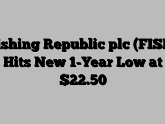 Fishing Republic plc (FISH) Hits New 1-Year Low at .50