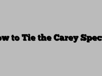 How to Tie the Carey Special