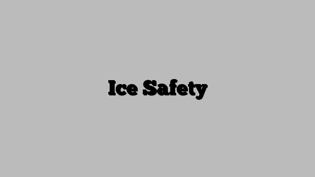 Ice Safety