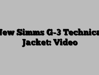 New Simms G-3 Technical Jacket: Video