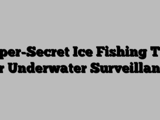 Super-Secret Ice Fishing Tips for Underwater Surveillance