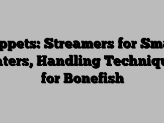 Tippets: Streamers for Small Waters, Handling Techniques for Bonefish