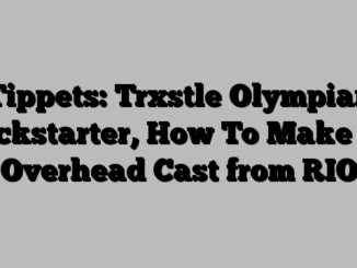 Tippets: Trxstle Olympian Kickstarter, How To Make an Overhead Cast from RIO