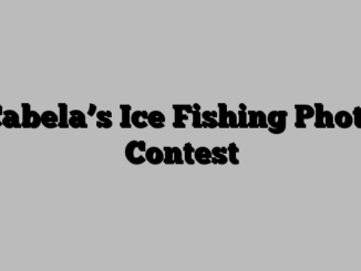 Cabela’s Ice Fishing Photo Contest