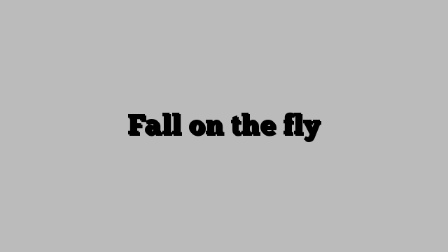 Fall on the fly