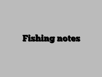 Fishing notes