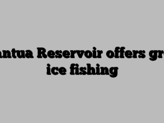 Mantua Reservoir offers great ice fishing