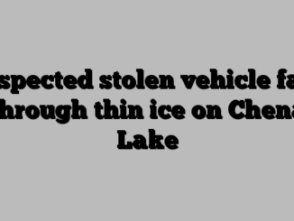 Suspected stolen vehicle falls through thin ice on Chena Lake