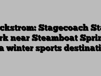 Wickstrom: Stagecoach State Park near Steamboat Springs is a winter sports destination