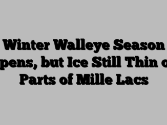 Winter Walleye Season Opens, but Ice Still Thin on Parts of Mille Lacs