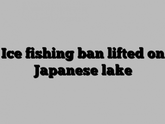 Ice fishing ban lifted on Japanese lake