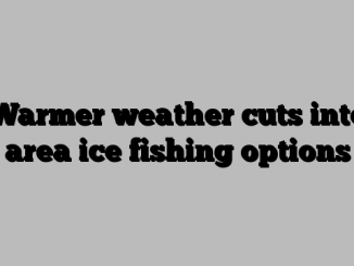 Warmer weather cuts into area ice fishing options