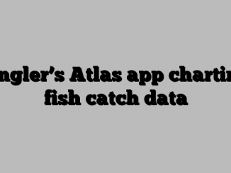 Angler’s Atlas app charting fish catch data