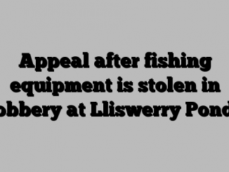 Appeal after fishing equipment is stolen in robbery at Lliswerry Ponds
