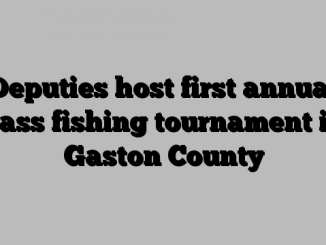 Deputies host first annual bass fishing tournament in Gaston County