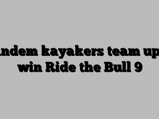 Tandem kayakers team up to win Ride the Bull 9
