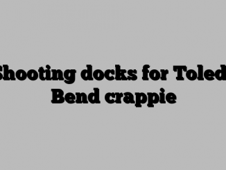 Shooting docks for Toledo Bend crappie