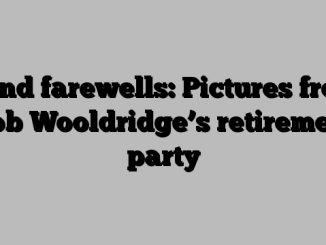 Fond farewells: Pictures from Bob Wooldridge’s retirement party