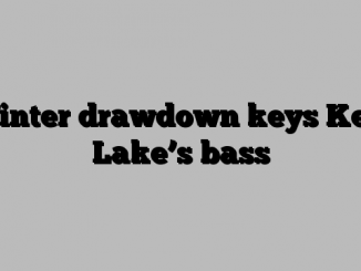 Winter drawdown keys Kerr Lake’s bass