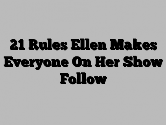 21 Rules Ellen Makes Everyone On Her Show Follow