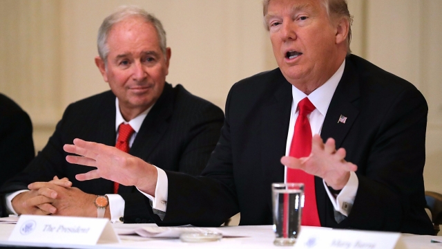 Trump ally Steve Schwarzman was asked what the president is doing for women, and it got pretty awkward