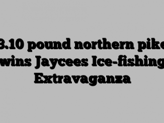 3.10 pound northern pike wins Jaycees Ice-fishing Extravaganza