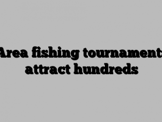 Area fishing tournaments attract hundreds