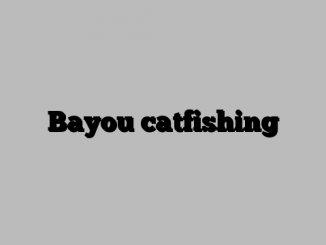 Bayou catfishing