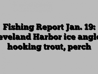 Fishing Report Jan. 19: Cleveland Harbor ice anglers hooking trout, perch