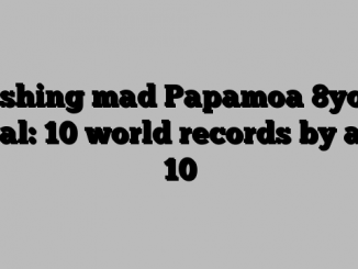 Fishing mad Papamoa 8yo’s goal: 10 world records by age 10