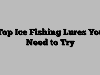 Top Ice Fishing Lures You Need to Try