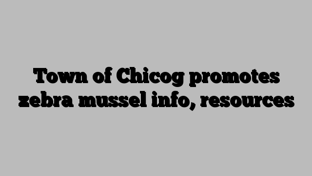 Town of Chicog promotes zebra mussel info, resources