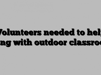 Volunteers needed to help Bong with outdoor classroom