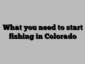 What you need to start fishing in Colorado