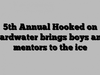 5th Annual Hooked on Hardwater brings boys and mentors to the ice