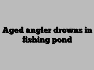 Aged angler drowns in fishing pond