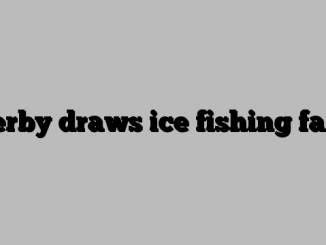 Derby draws ice fishing fans