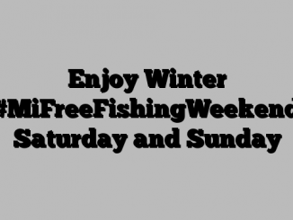 Enjoy Winter #MiFreeFishingWeekend Saturday and Sunday