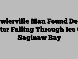 Fowlerville Man Found Dead After Falling Through Ice On Saginaw Bay