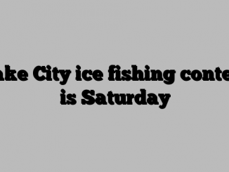 Lake City ice fishing contest is Saturday