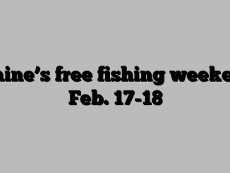 Maine’s free fishing weekend Feb. 17-18