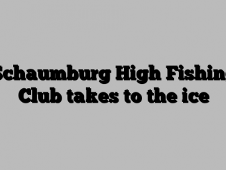 Schaumburg High Fishing Club takes to the ice