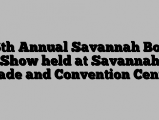 16th Annual Savannah Boat Show held at Savannah Trade and Convention Center