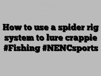 How to use a spider rig system to lure crappie #Fishing #NENCsports