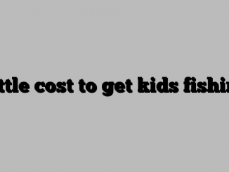 Little cost to get kids fishing